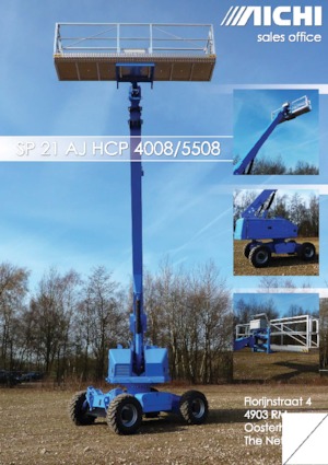 Nacelles télescopiques sur roues Aichi SP21AJHCP 5508