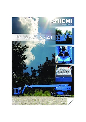 Nacelles télescopiques sur roues Aichi SP21A