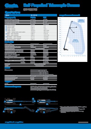 Nacelles télescopiques sur roues Genie SX-135 XC