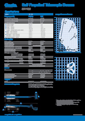 Nacelles télescopiques sur roues Genie SX-150
