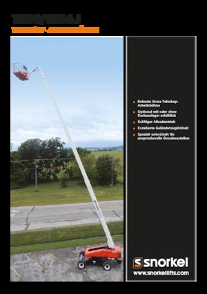 Nacelles télescopiques sur roues Snorkel TB86J