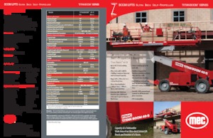 Nacelles télescopiques sur roues MEC TITAN BOOM 40-S