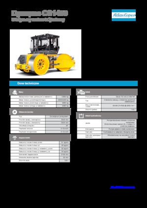 Rouleaux  trijantes Dynapac CS 1400