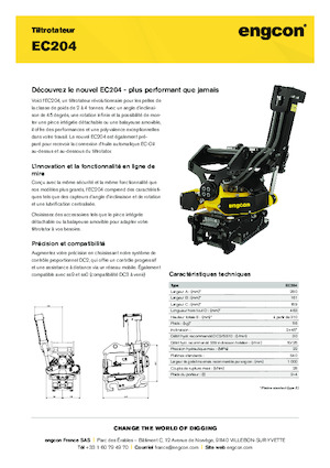 Tiltrotateur engcon EC204