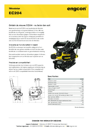 Tiltrotateur engcon EC204