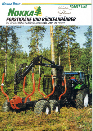 Grues de chargement à bois Nokka 2551