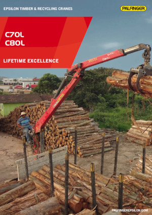 Grues de chargement à bois Epsilon C 80 L 94