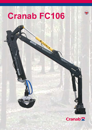 Grues de chargement à bois Cranab FC 106 Combi
