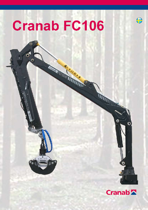 Grues de chargement à bois Cranab FC 106 Combi