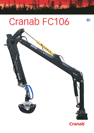 Grues de chargement à bois Cranab FC 106 Combi