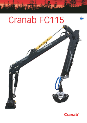 Grues de chargement à bois Cranab FC 115 Combi