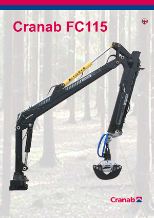 Grues de chargement à bois Cranab FC 115 Combi