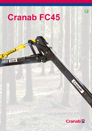 Grues de chargement à bois Cranab FC 45 DT