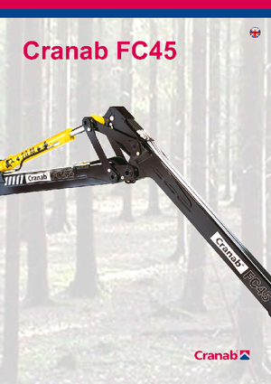 Grues de chargement à bois Cranab FC 45 DT
