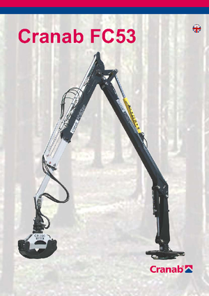 Grues de chargement à bois Cranab FC 53 DT