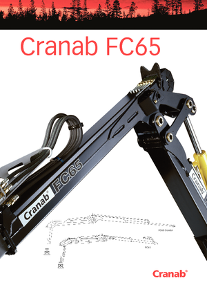 Grues de chargement à bois Cranab FC 65 Tele