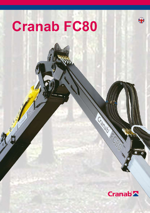 Grues de chargement à bois Cranab FC 80 Combi