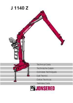 Grues de chargement à bois Jonsered J 1140 Z