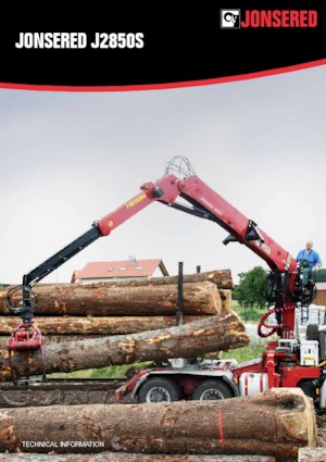 Grues de chargement à bois Jonsered 2850 S 97 