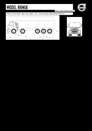 Chassis Volvo Trucks FMX13.420 10x4 Rigid - High Tag Tridem
