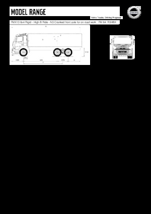 Chassis Volvo Trucks FMX13.420 6x4 Rigid - High B Ride