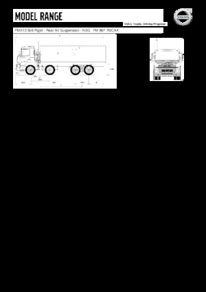 Chassis Volvo Trucks FMX13.420 8x6 Rigid