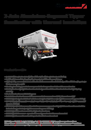 Semi-remorques/bennes Schwarzmüller 3-axle aluminium segment tipper semitrailer