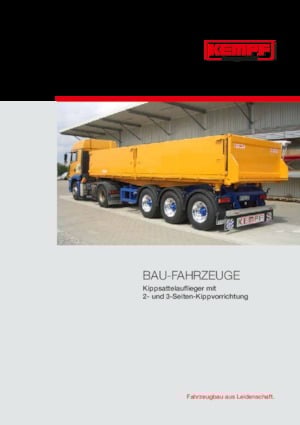 Semi-remorques/bennes Kempf SKD 35/3-S