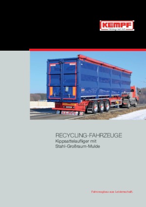 Semi-remorques/bennes Kempf SKM 35/3 SHL-LIGHT