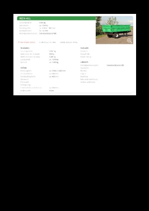 Remorques basculantes Reisch REDK-40.L
