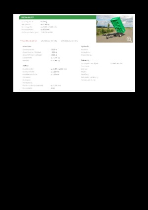 Remorques basculantes Reisch REDK-60.PF