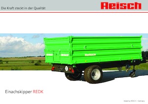 Remorques basculantes Reisch REDK-80