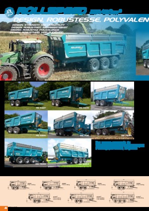 Remorques basculantes Rolland ROLLSPEED 8844