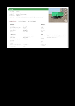 Remorques basculantes Reisch RT-130