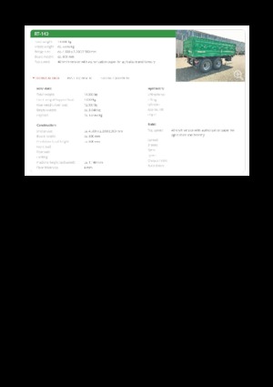 Remorques basculantes Reisch RT-140