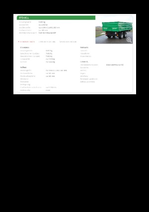 Remorques basculantes Reisch RTD-80.L