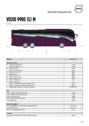 Bus de tourisme Volvo Buses 9900 13.1