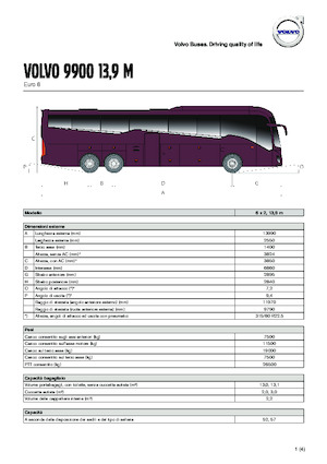 Bus de tourisme Volvo Buses 9900 13.9