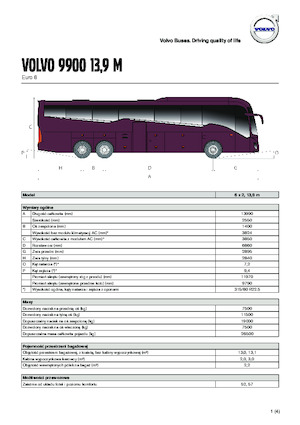 Bus de tourisme Volvo Buses 9900 13.9