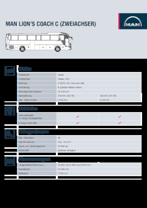 Bus de tourisme MAN Lion’s Coach C