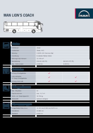Bus de tourisme MAN Lion’s Coach