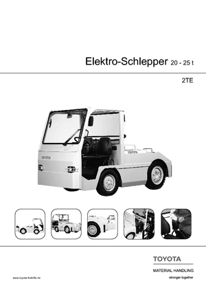Tracteurs  d'entrepôt Toyota 2 TE 18 