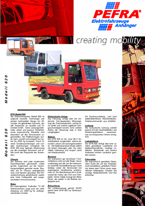 Tracteurs  d'entrepôt PEFRA 625