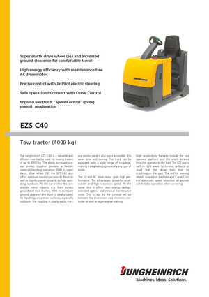 Tracteurs  d'entrepôt Jungheinrich EZS C40
