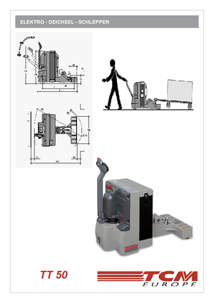 Tracteurs  d'entrepôt TCM TT 50