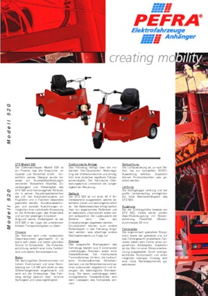 Tracteurs  d'entrepôt PEFRA 520/2.5