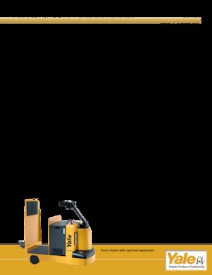 Tracteurs  d'entrepôt Yale MTR007-F