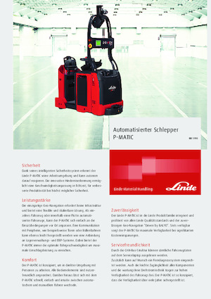 Tracteurs  d'entrepôt Linde P-MATIC