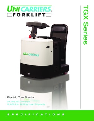 Tracteurs  d'entrepôt UniCarriers TGX20B