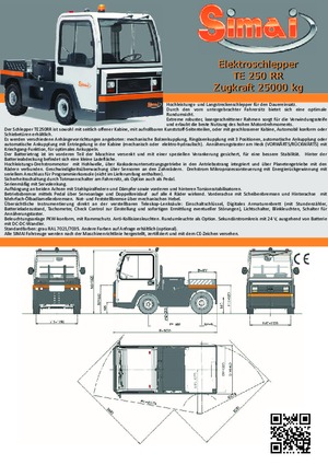 Tracteurs  d'entrepôt Simai TE 250 RR